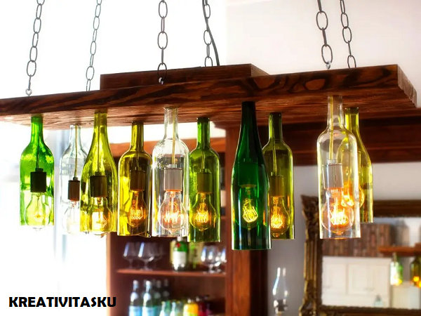 DIY Hiasan Botol Kaca